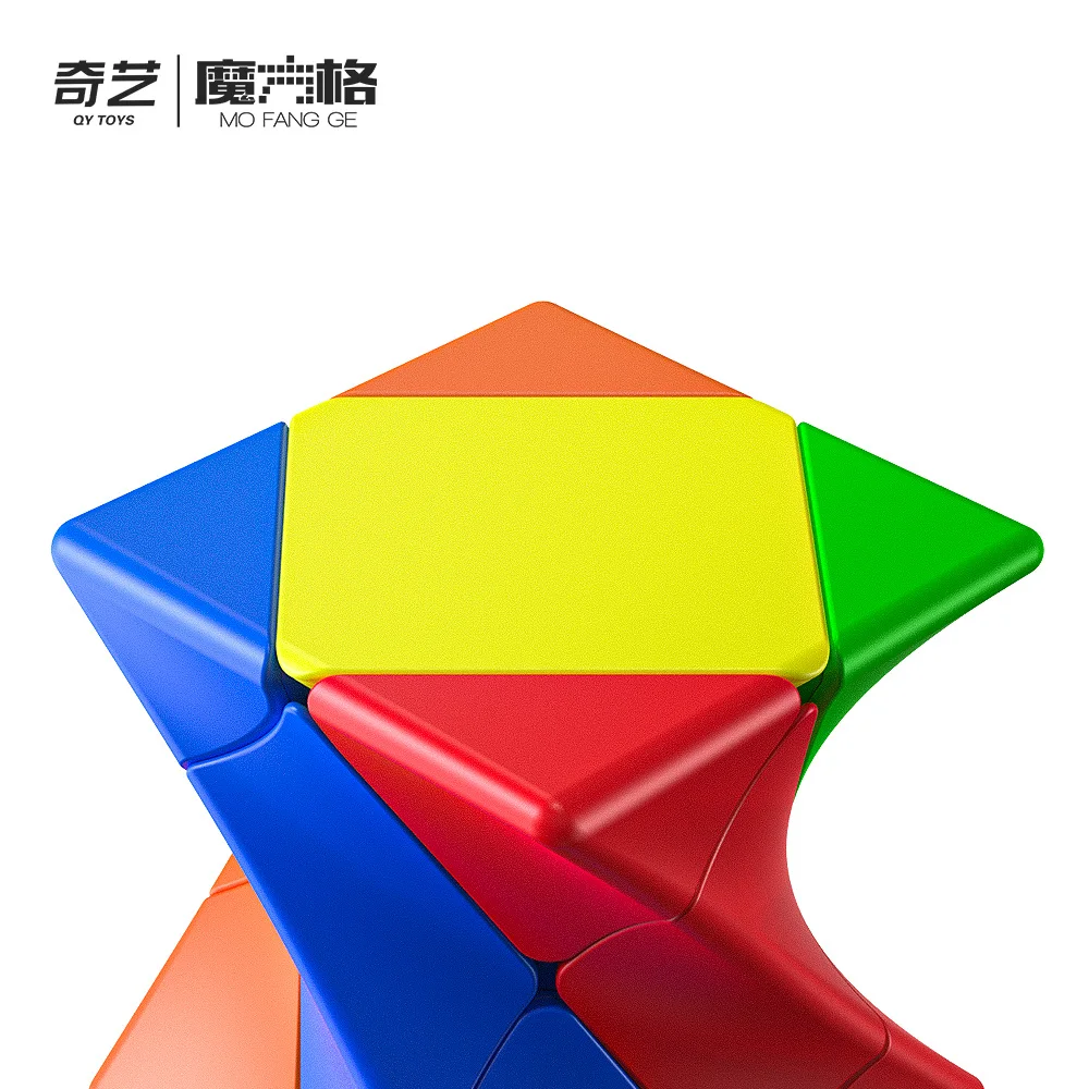 [JudyCube] Qiyi Twisty skewb Cubo de Velocidade Mágica Stickerless Profissional Fidget Toys Cubo Mágico Quebra-cabeça