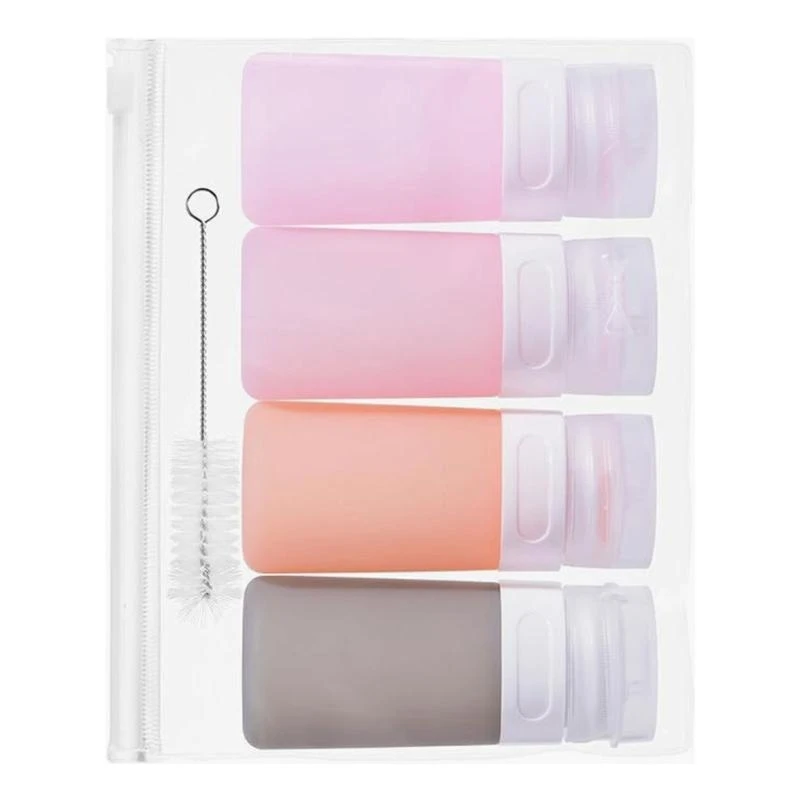 

Portable Mini Plastic Dressing Bottles for Lunch Boxes Condiment Squeeze Bottles