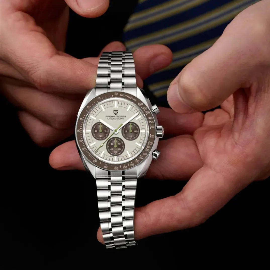 

PAGANI DESIGN Новые кварцевые часы с автоматической датой и скоростью, хронограф AR с сапфировым стеклом, японские роскошные мужские часы Movt, водонепроницаемые часы из нержавеющей стали