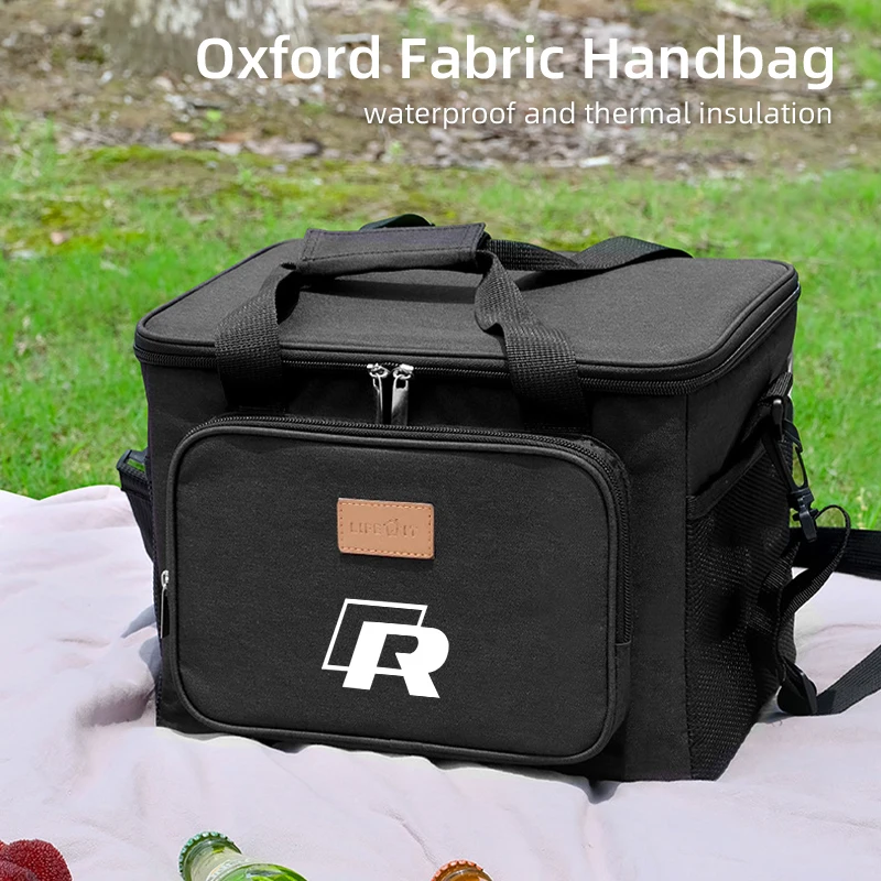 

Oxford Cloth Food Storage Picnic Bags Tote Portable Cooler Box Bags For Volkswagen VW Tiguan CC Jetta Polo Golf Passat Scirocco