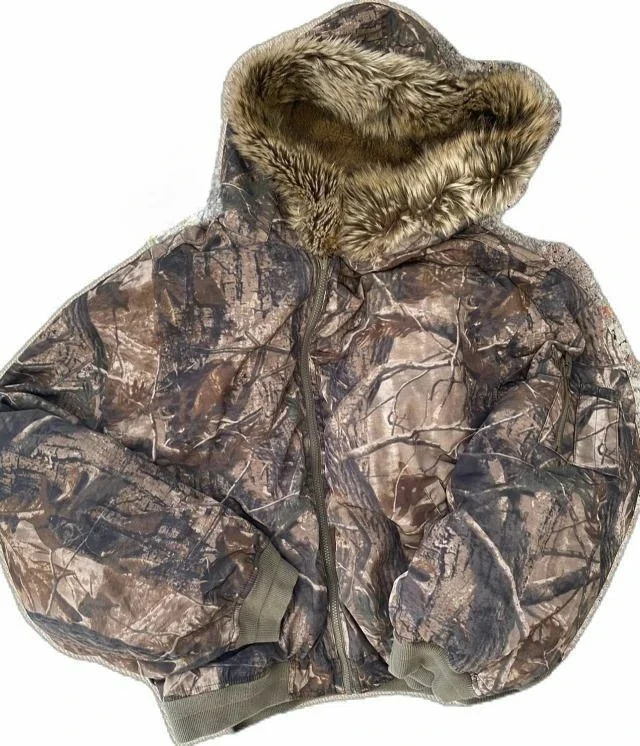 Y2K nueva ropa de Otoño Invierno hombres mujeres gótico hoja marrón gráfico camuflaje holgado Sudadera con capucha abrigo Harajuku chaqueta de gran tamaño con cremallera