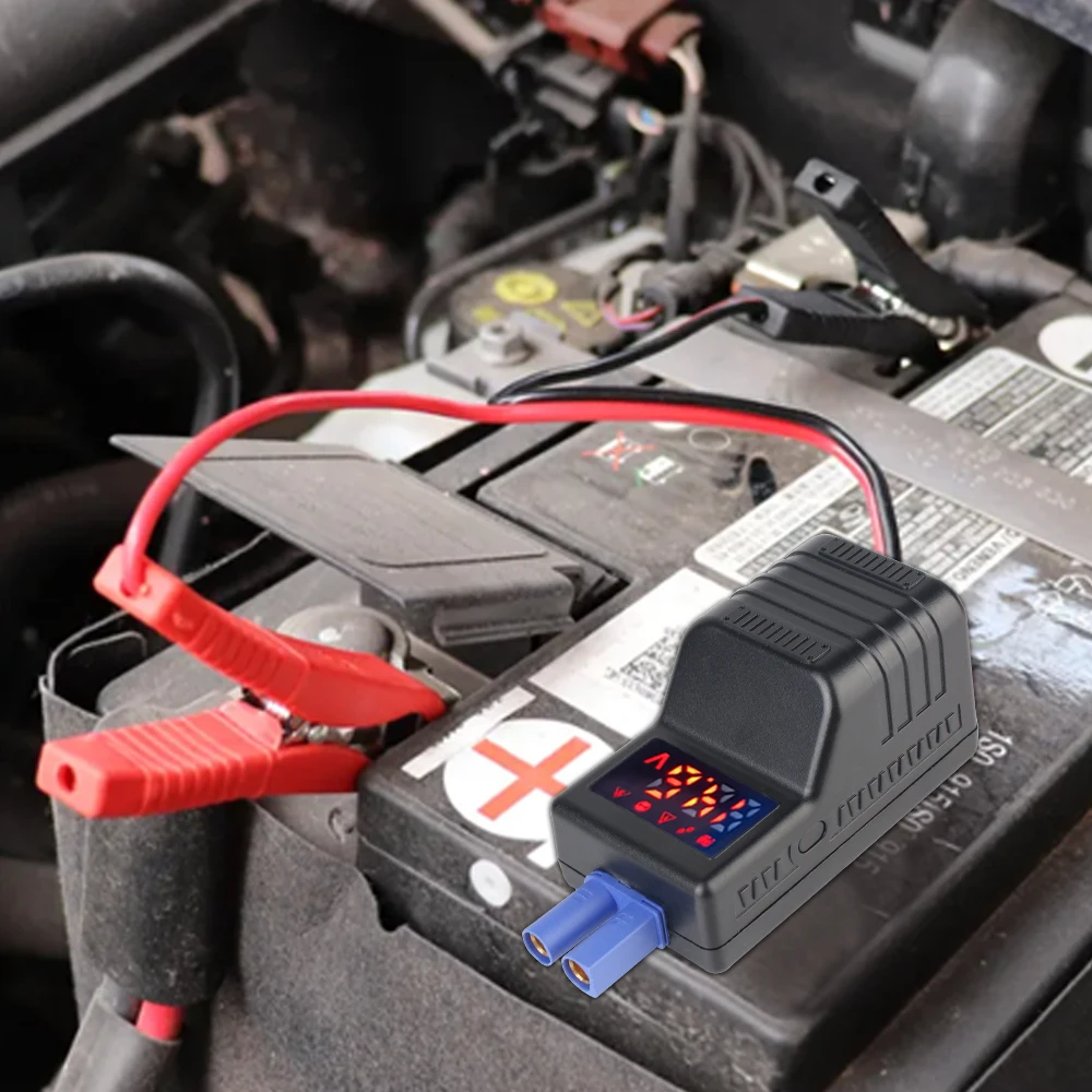Emergency Jumper Cable Clip With EC5 Plug Connector Intelligent Clamp Booster 650A 12V Anti Reverse Connection