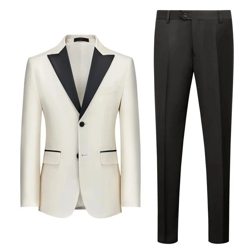 

ZPMN66 Korean style custom suit groom men's private tailor-made high-end formal wedding