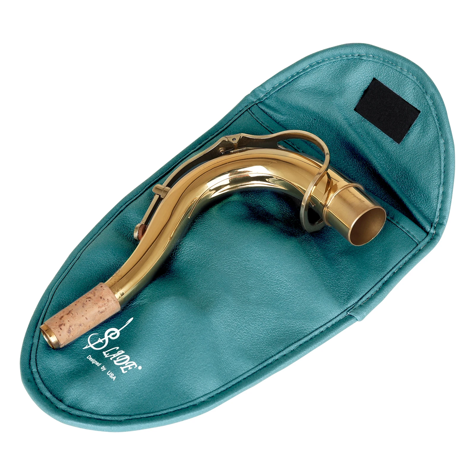 SLADE Alto/Tenor Saxophone Neck Case – Tech Fabric, Soft Fleece Lining Fits Sax Neck & Mouthpiece Protective Storage Bag
