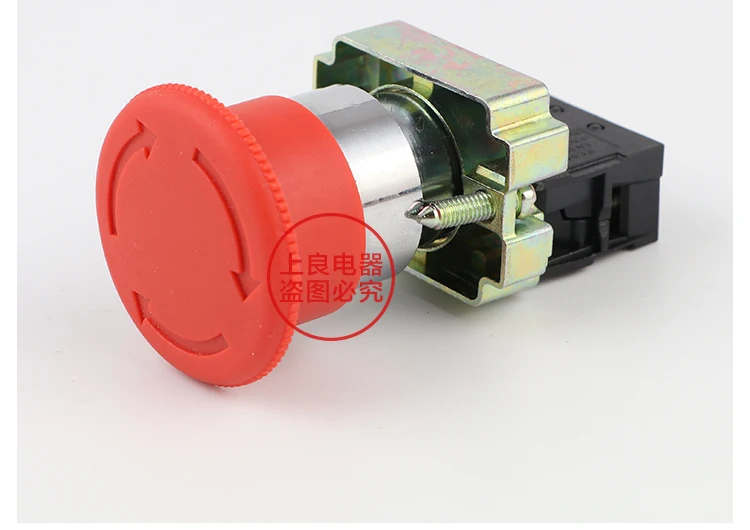 22mm Button Switch XB2-BS542 XB2-BS541 Mushroom Head Emergency Stop Self-locking Switch