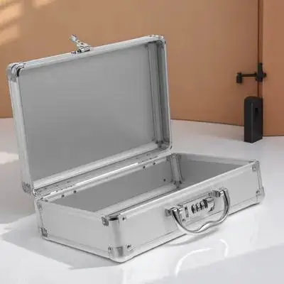 アルミ製工具収納ケース、頑丈な携帯用パスワードロック付きブリーフケース、整備士、自動車修理、屋外使用、工具オーガナイザー