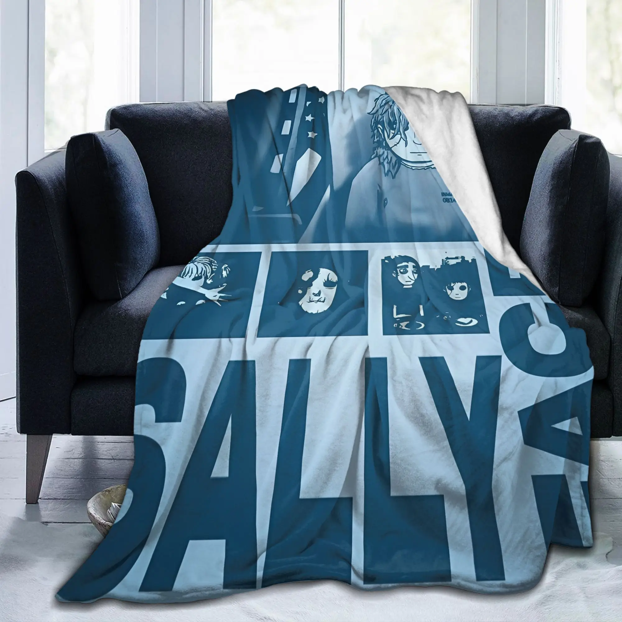 Sally Face Sal Fisher SF Blankets Coral Fleece Plush All Season Game Gothic Portable Thin Throw Blanket for Bedding