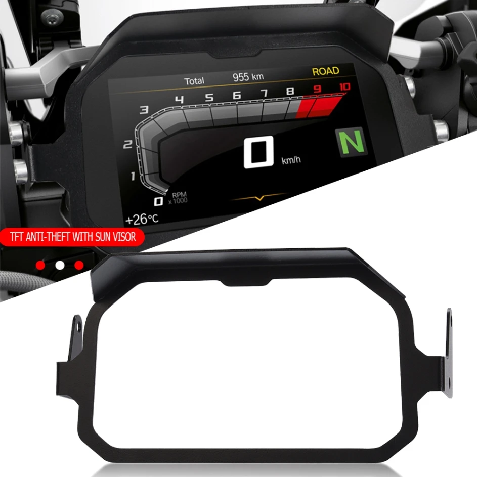 Motorcycle Housing Instrument Sun Visor Covers TFT ANTI-THEFT Guard For BMW R1200GS R1250GS R1200 R1250 GS Adventure LC Rallye