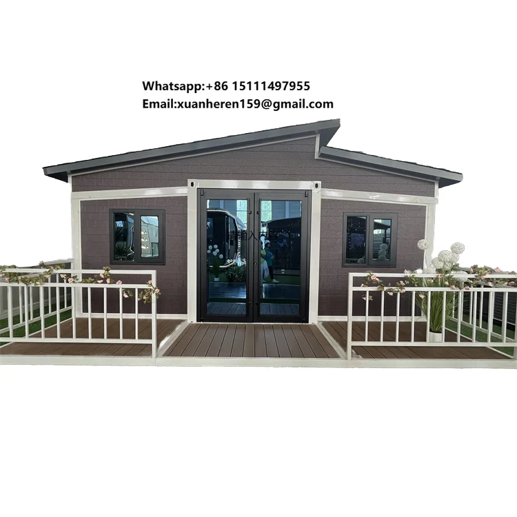 

Customized Color Expandable Modular Home Prefab House 20ft Folding Expandable Container House for Saleel Construction