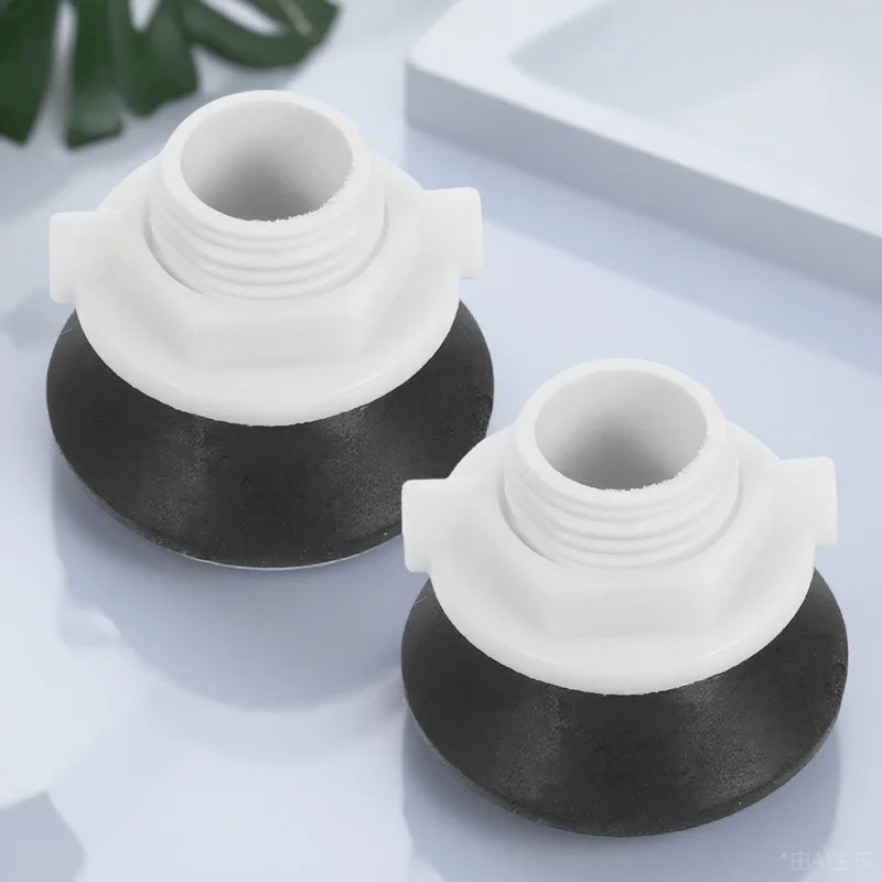 

2Pcs Plastic Water Tank Plug Replacement Heavy Duty Toilet Bowl Interior Plug for Fish Tank Pool Bucket Airtight Bath Room