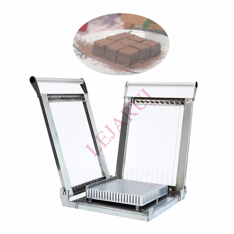 Confectionery Marshmallow Cutting Machine Raw Chocolate Cuber Square Cheese Cake Cutter