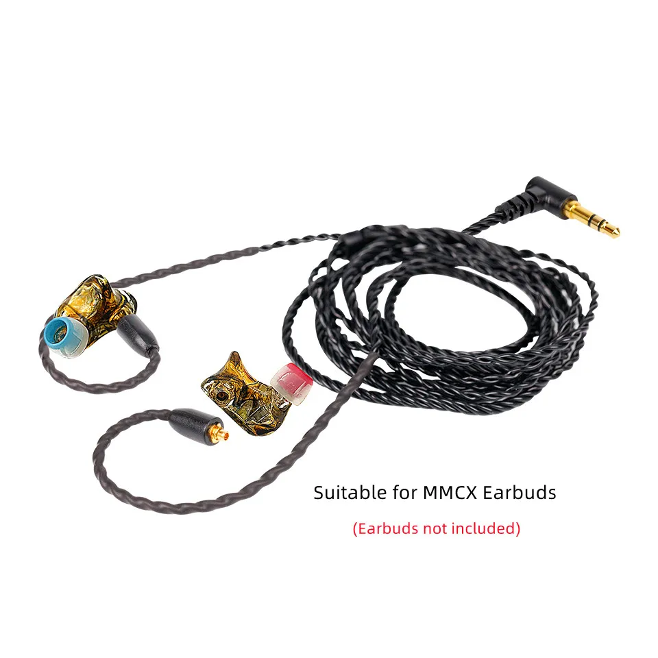 Soundlink In-Ear-Monitorkabel MMCX Kopfhörerkabel Draht IEM-Kabel MMCX-Anschluss Drahtlänge 50'' – Detail 3
