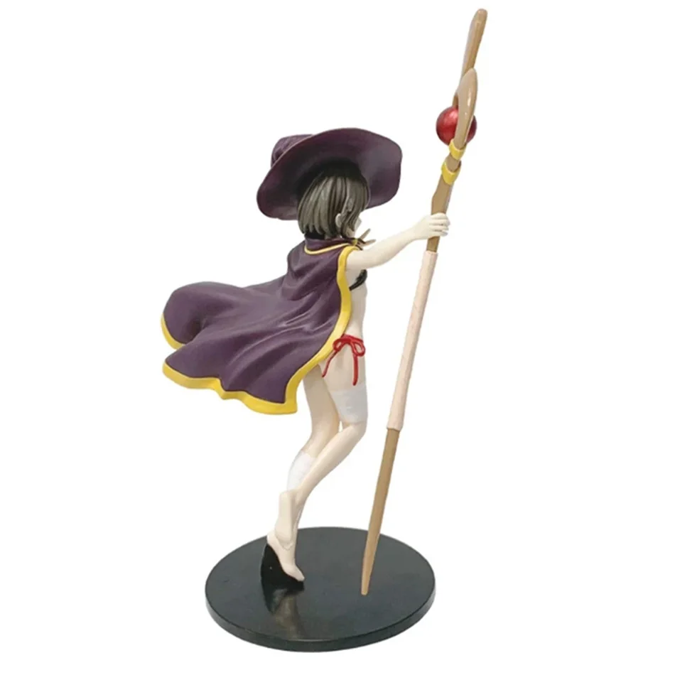 Megumin Maillot de bain Sexy Anime Girl Figure KonoSuba La bénédiction de Dieu sur ce monde merveilleux! Aqua Bunny figurine modèle poupée jouet