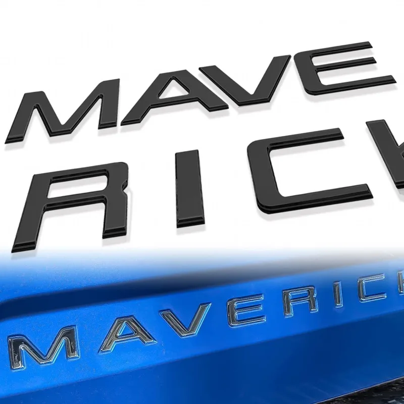 مناسبة لاقط فورد مافريك تريمور الجذع الخلفي الإنجليزية ملصق الحروف الأخدود ملصق الكلمات الزخرفية