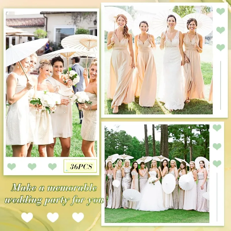 33 بوصة المظلات الورقية ورقة مظلة المظلة الزخرفية DIY بها بنفسك اللوحة الزيتية المظلات الحرف لحفل الزفاف الزفاف