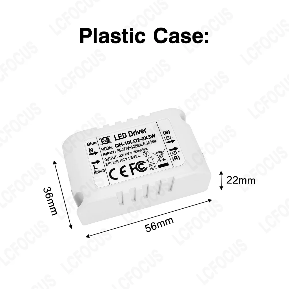 No Flicker 3W 5W 7W 9W 10W LED Driver Constant Current 300mA 450mA 600mA 900mA Input 110V 220V Lighting Transformers