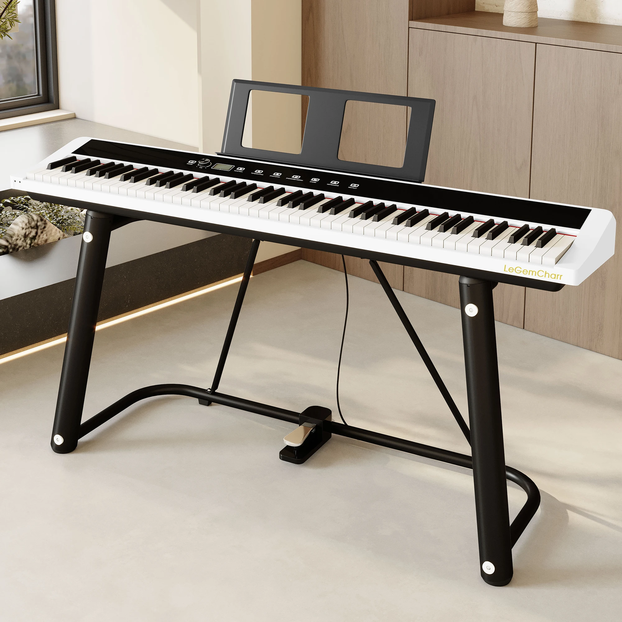 

LeGemCharr Digital Piano 88 Keys Midi Controller Keyboard Acoustic Piano Electric Piano For Sale