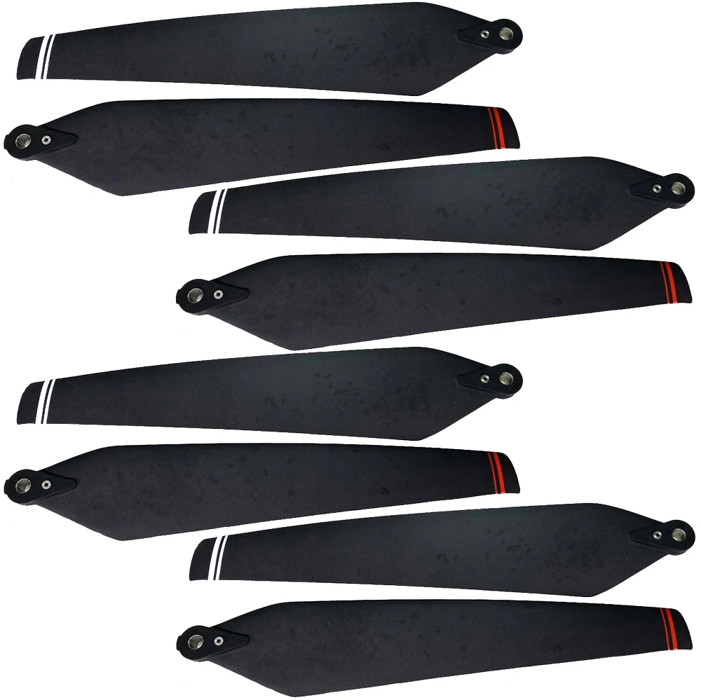 

4717 Folding Propeller Blade Drone V40/P80 Plant Protection UAV Carbon Fiber Pulp RC Airplane Blades 8pcs(4pairs)