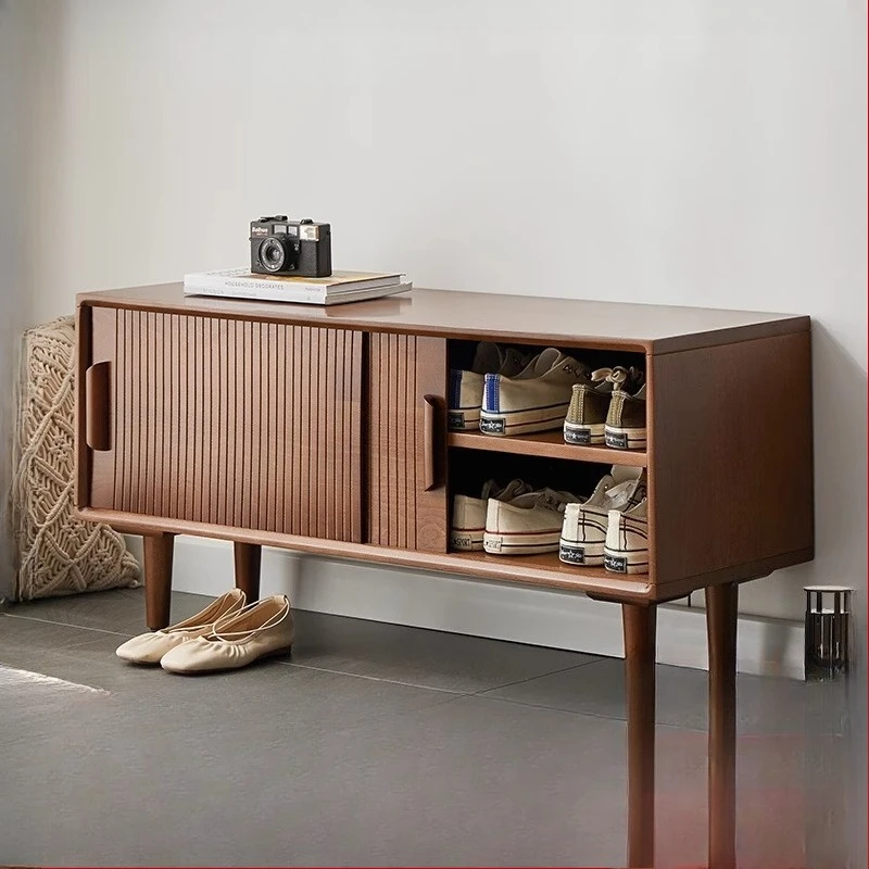 

Дизайнерские роскошные пуфы-оттоманки для хранения, для гостиной и прихожей, экономящие пространство, современные подставки для ног, деревянные тумбы для обуви, мебель для гостиной и зоны отдыха