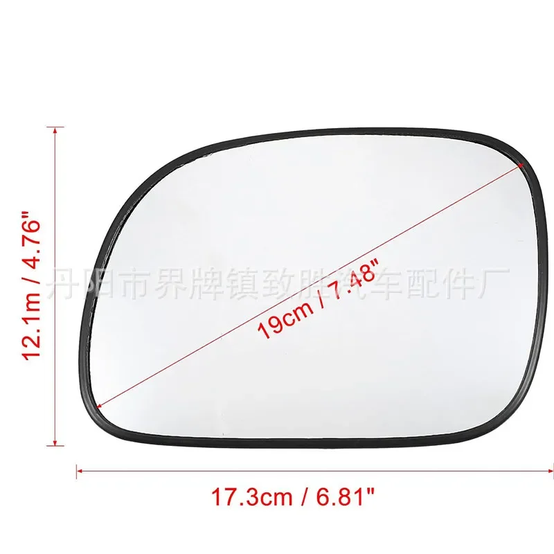For Chrysler Town Country 1996-2007 Dodge Caravan Voyager Rear Tail Light Lens Cover Red Clear