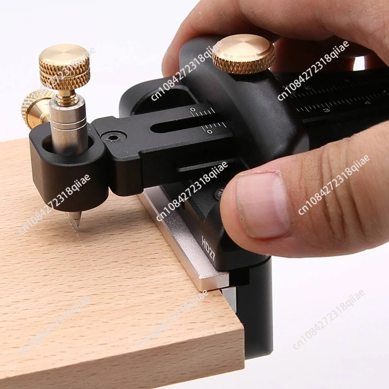 Woodworking measuring ruler, aluminum alloy marking ruler, right angle , measuring ruler, multi-function slot