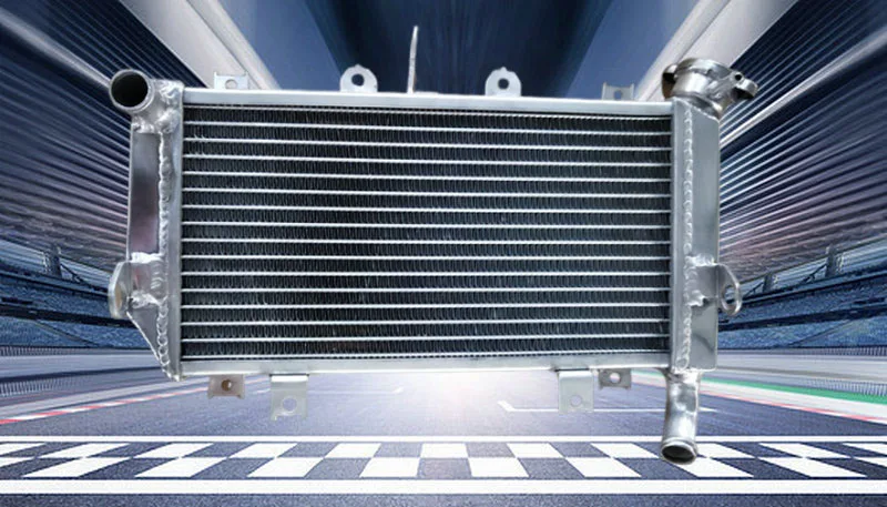 All Aluminum Replace Radiator For 2018 - 2024 2019 2020 Kawasaki Ninja 400 EX400 2021 2022 2023 18 19 20 21 22 23 24