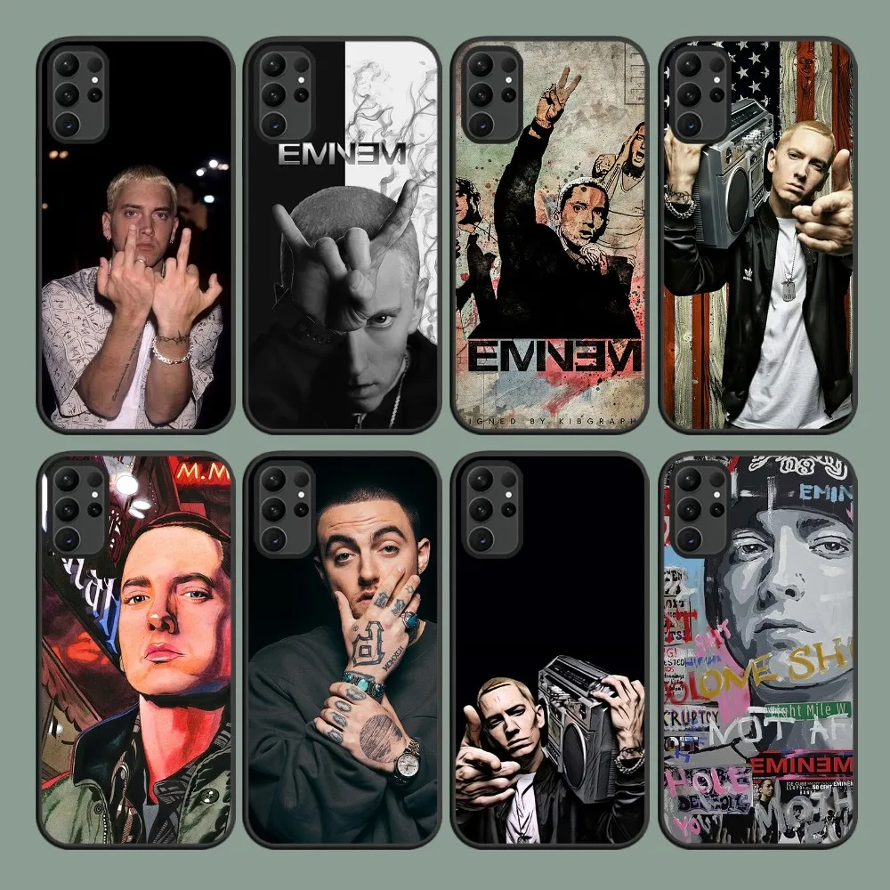 Rapper Eminem America Phone Case For Samsung Galaxy S24 S22 S23 S30 Note 20 10 Plus Lite FE ULTRA Shell