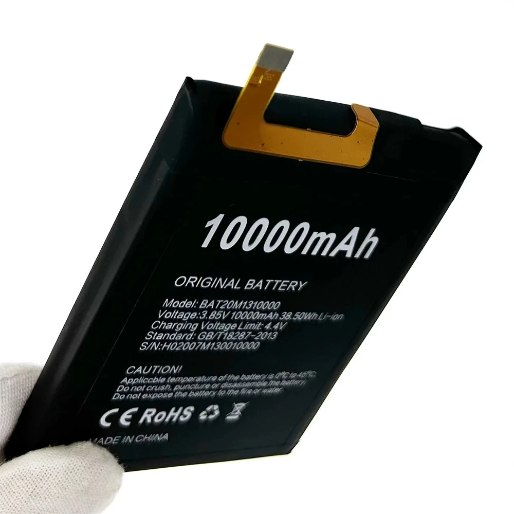 100% New Original 10000mAh S88 Pro BAT20M1310000 Replacement Battery For Doogee S88 S88Pro S88Plus Batteries With Gifts