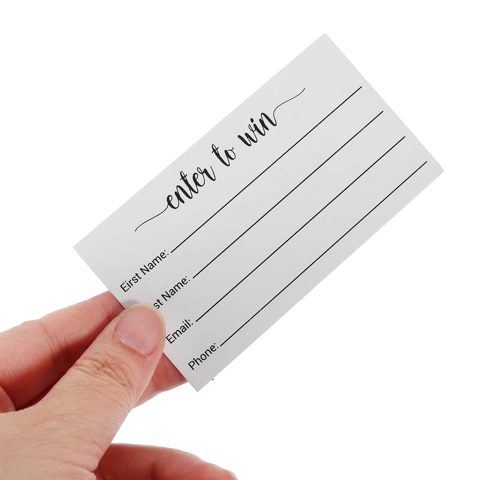 100 Pcs Raffle Ticket Tickets Voting Cards Paper Blank Ballots Party Accessory Small