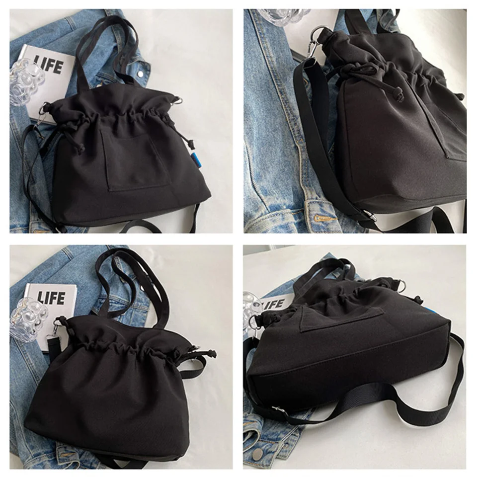 Women Canvas Crossbody Bags Tote Casual Shoulder Bag Handbags High Quality Tote Female Shoulder Bags