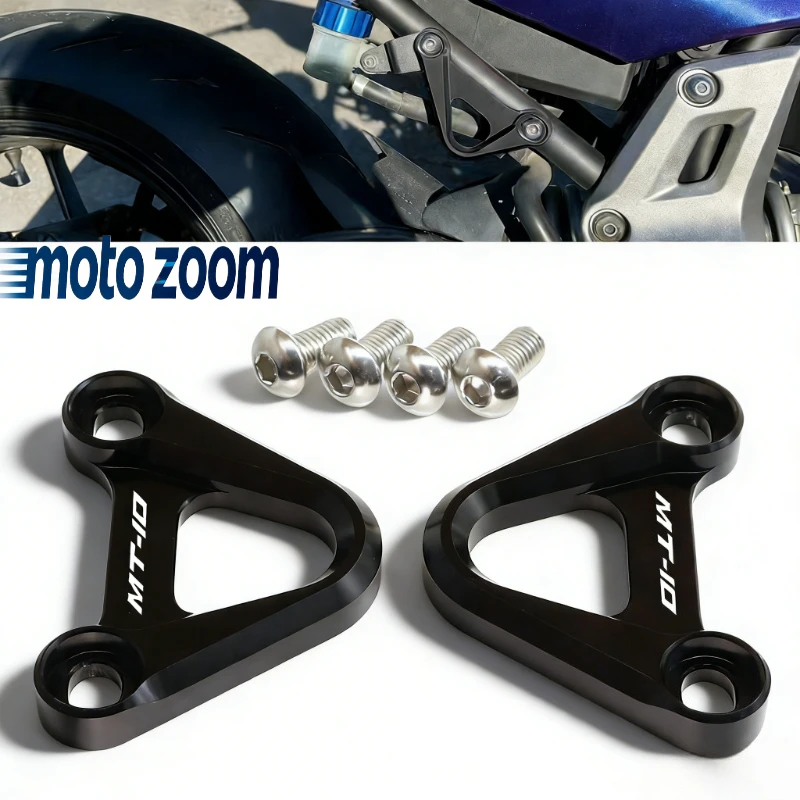 

2025 Rear Footrest Passenger Foot Peg Blanking Plate For YAMAHA MT10 FZ10 2016-2023 MT-10 FZ-10 Motorcycle Pedal Racing Hook