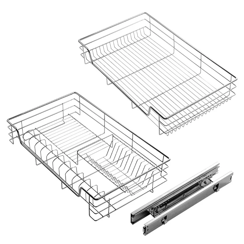 

Kitchen basket cabinet line stove basket stainless steel drawer