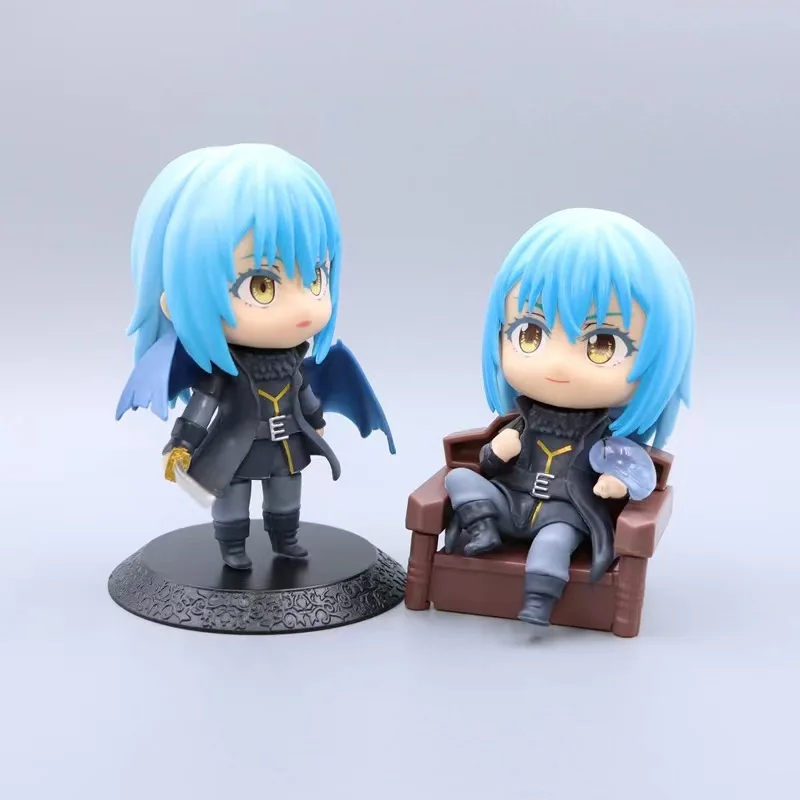 Naquela época eu reencarnei como um slime anime figuras rimuru milim kawaii figura de ação pvc modelo brinquedo coleção crianças para presente