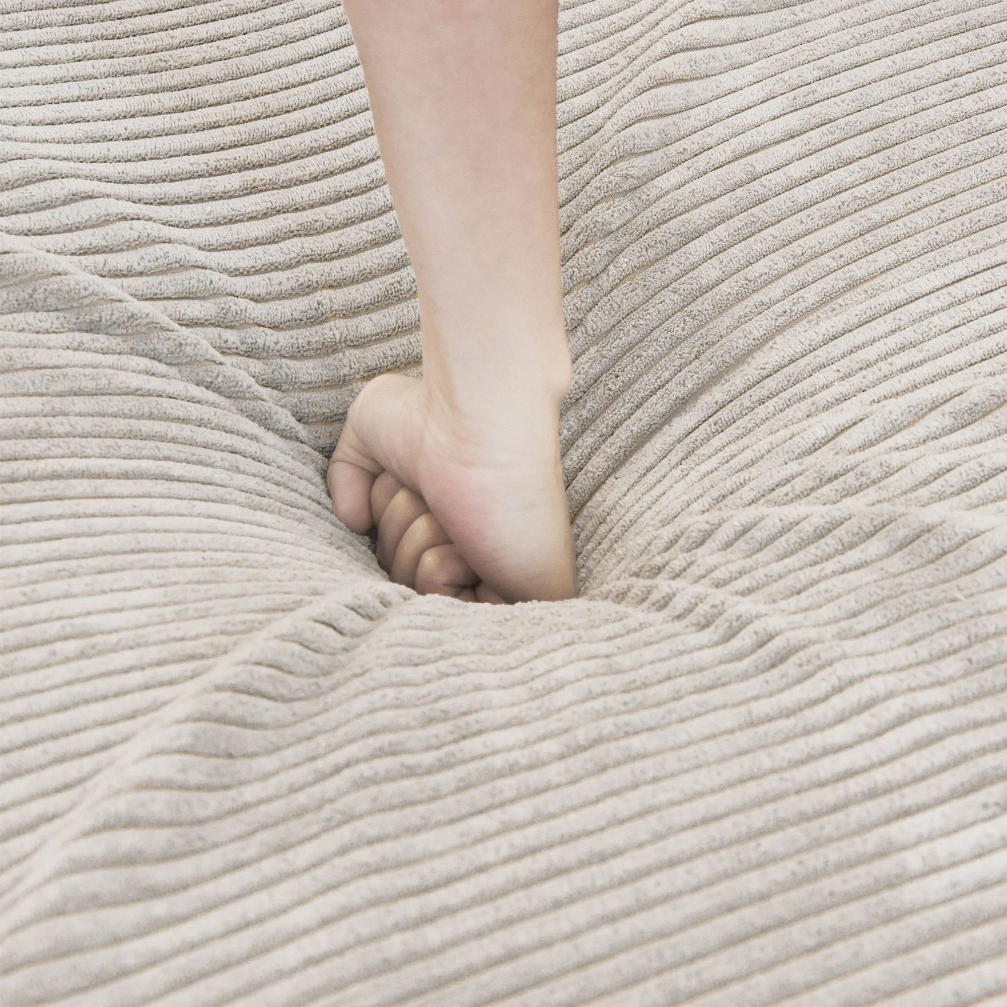 Sdorens 141.73 ''L شكل أريكة مقطعية سروال قصير أرائك قماش كبيرة الحجم 3 مقاعد أريكة مع 1 عثمانيين لمجموعة غرفة المعيشة #5