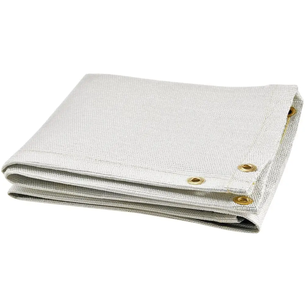 Fiberglass Welding Blanket 10x10 35 oz White Fireproof Spark Protection