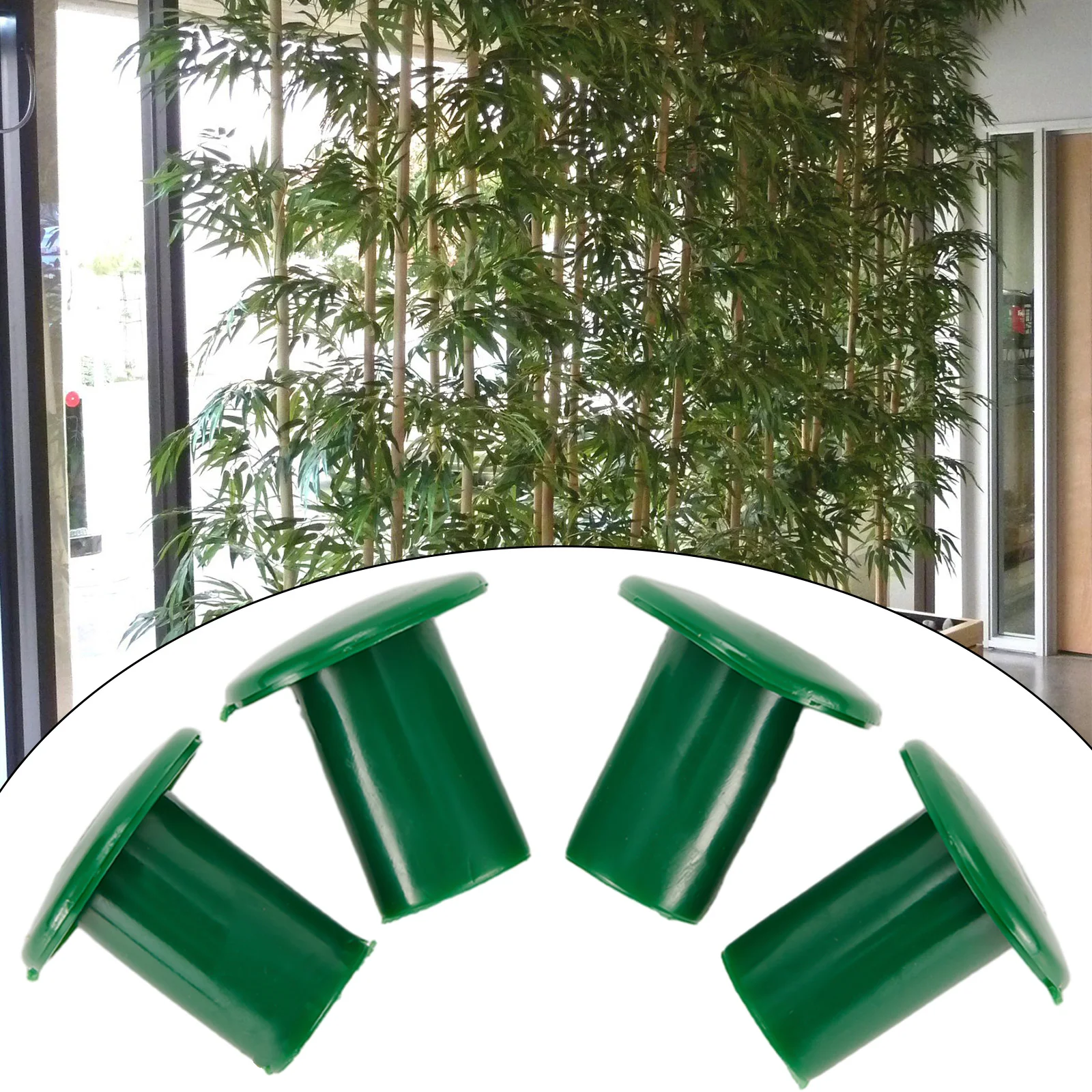 

Set of 36 PVC Covers for Plant Stakes and Canes Flexible and Designed to Keep Water Out and Prevent Rot in Garden Use