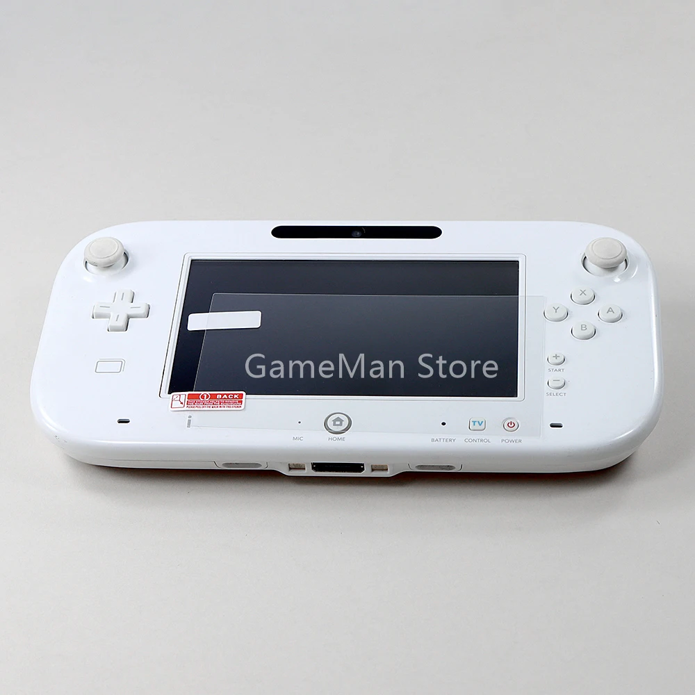 Wii U 게임 패드 용 10pcs 안티 스크래치 보호 필름 WIIU 용 투명 화면 보호기 소프트 PET 필름
