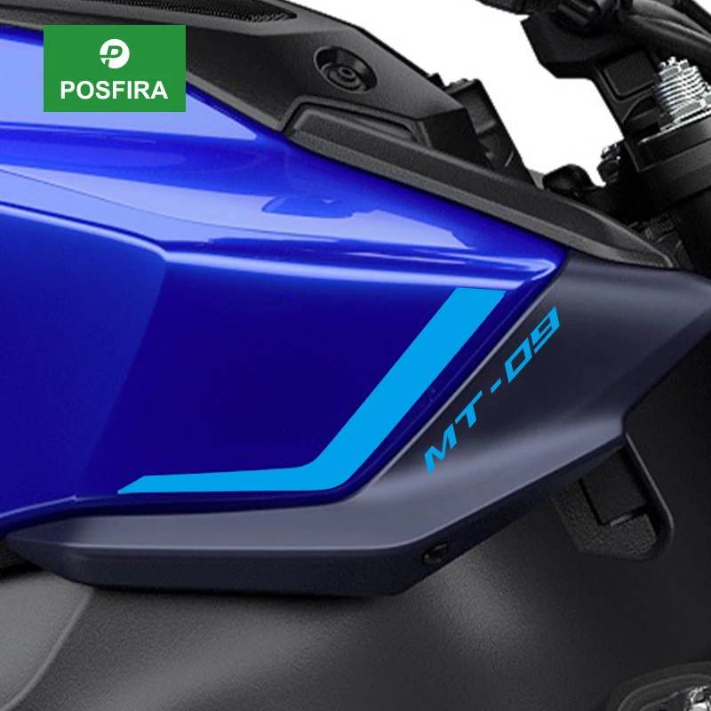 

POSFIRA Motorcycle Fairing Stickers Vinyl Decals for Yamaha MT09 MT 09 2024 2025 MT-09 Motorbike Decoration Accessories