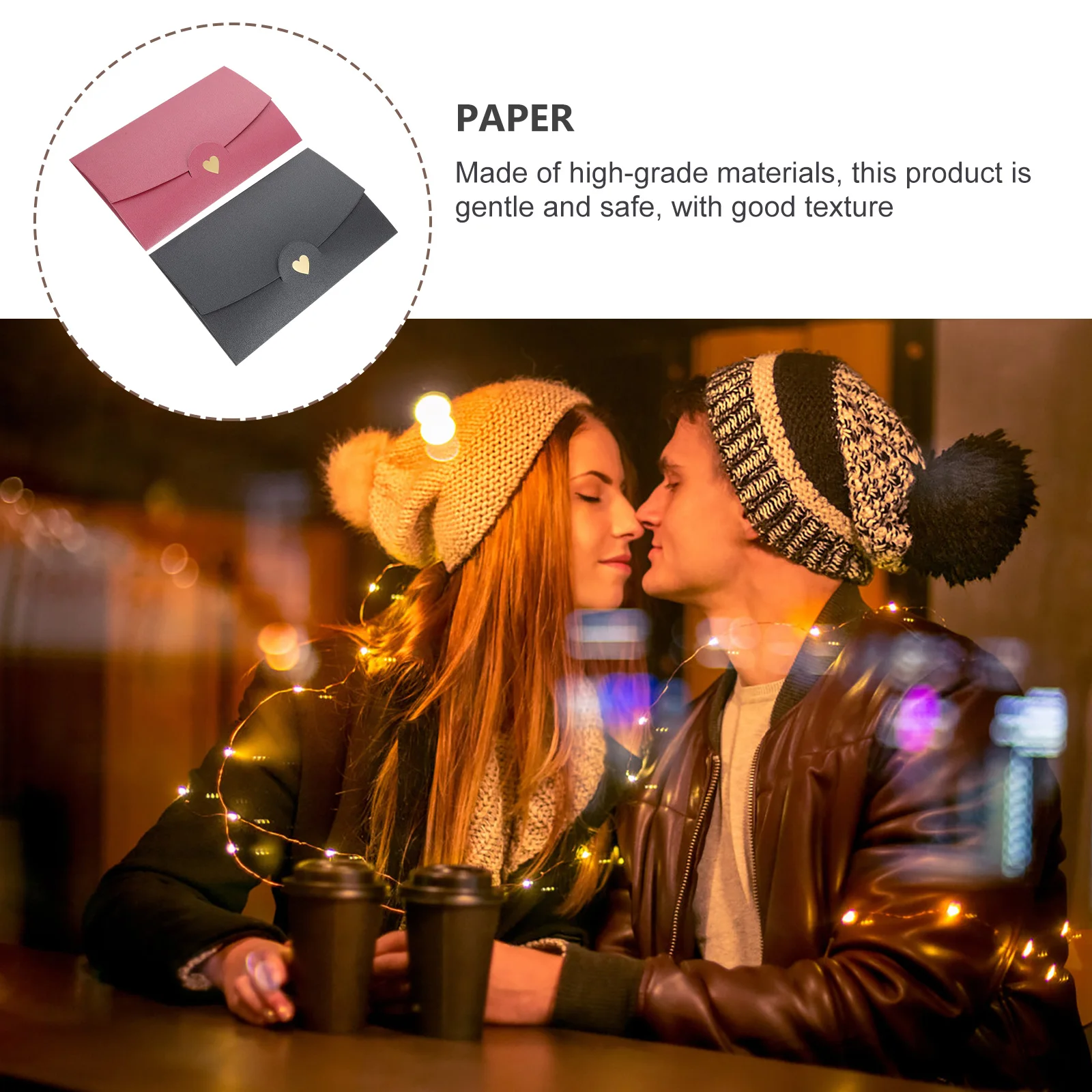 

10 шт. конверт в форме сердца с любовными буквами, декоративные бумажные конверты, винтажная поздравительная открытка, детский день Святого Валентина, свадебный фестиваль, использование