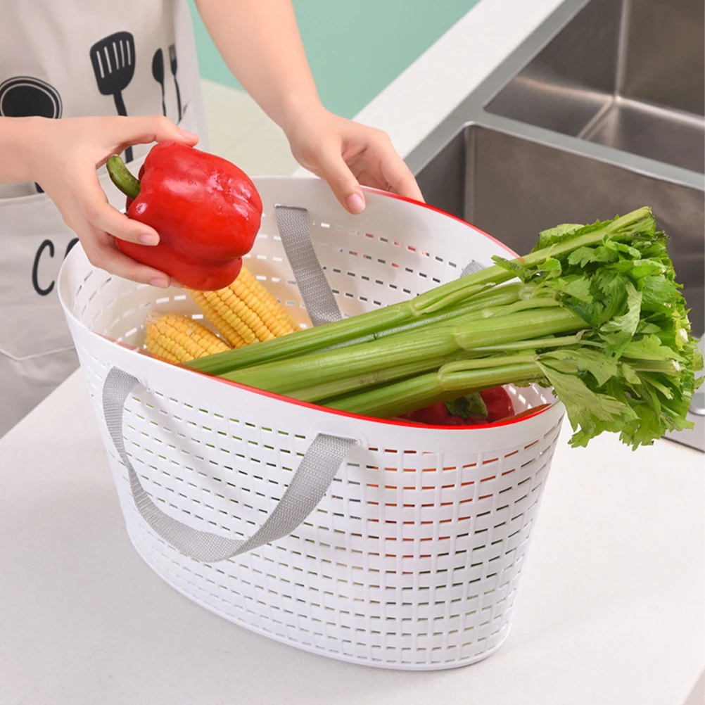 

2pcs Plastic Hollow Storage Baskets Laundry Organizer Bathroom Bedroom Toy Book Holder Clothes Basket Drainage for Dorm