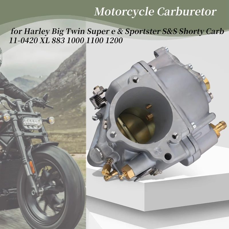 

11-0420 карбюратор мотоцикла для Big Twin Super E и Sportster S&S Shorty Carb 11-0420 XL 883 1000 1100 1200