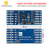 MATEKSYS CRSF TO PWM CONVERTER CRSF-PWM-V10/ CRSF-PWM-6/ CRSF-PWM-C Support Any CRSF Protocol Receivers 4-9V for RC FPV Drone