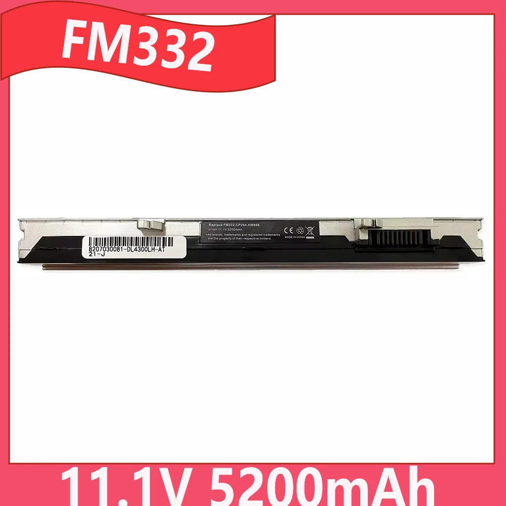 FM332 HW898 11.1V 5200mAh Laptop Battery For Dell Latitude E4300 E4310 Series Notebook 0FX8X 312-0822 312-0823 CP294