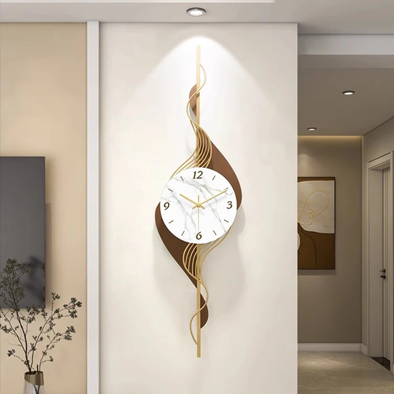 

Modern Pendulum Wall Clock Mechanism Decoration for Home Hotel Room Accessories Beautiful Large Design Artifacts/ Antiques Retro