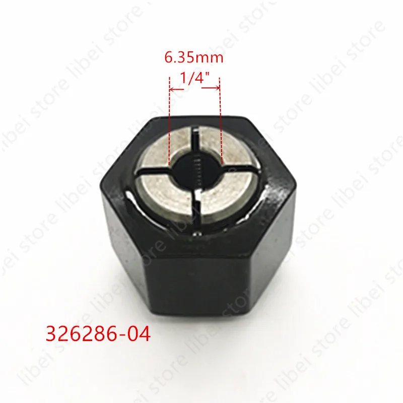 

Collet Chuck 6.35mm 1/4-inch Replace for Dewalt 326286-04 Bosch 2610906284 Big Horn 19693 & Hitachi 325--199 323-421 RC050DW