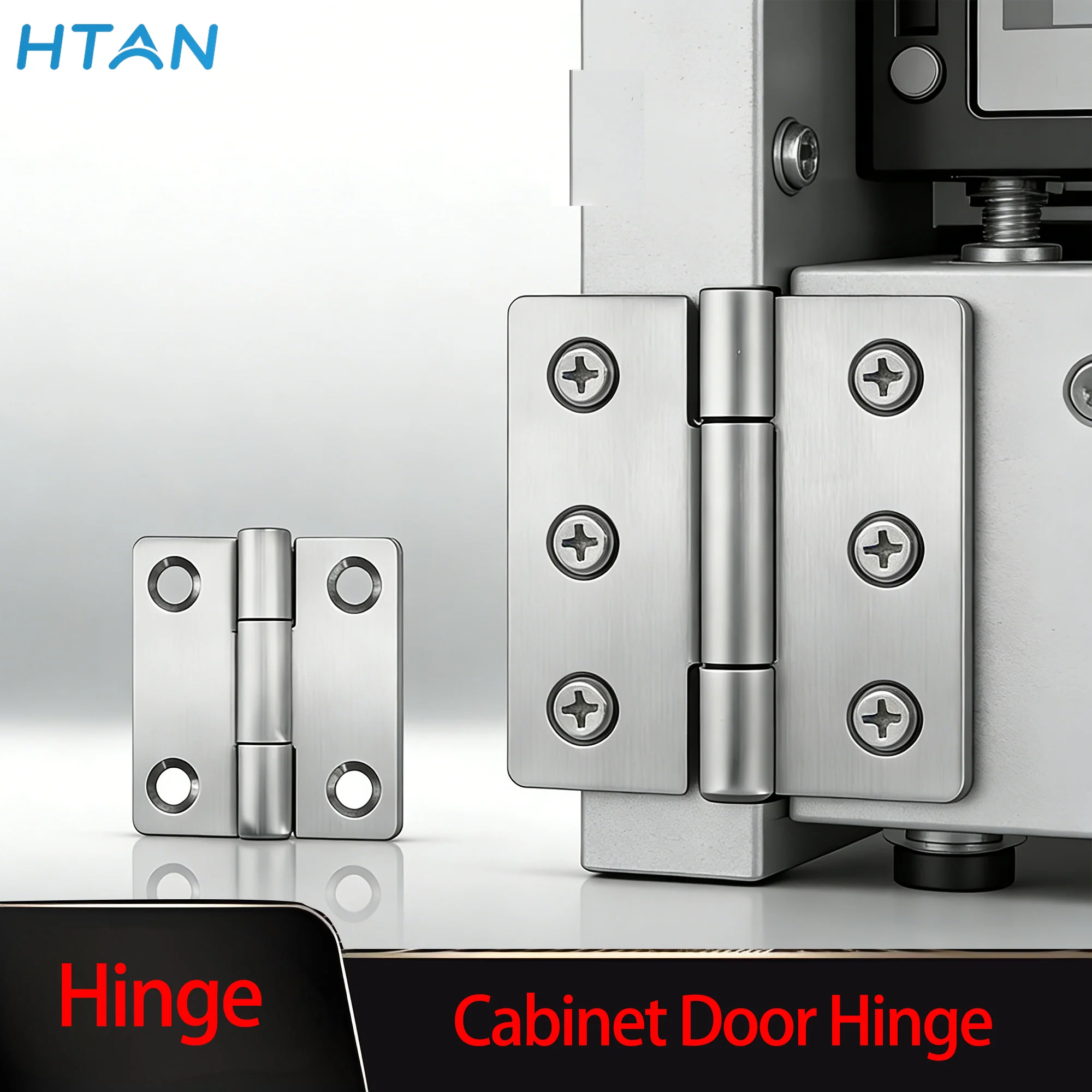 

3pcs Stainless Steel Load-Bearing Hinges for Cabinet Doors Industrial Strength Hardware for Electrical Machinery And Furniture