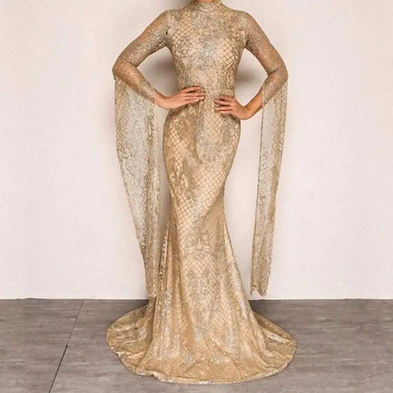 Inverno 2024 fino ajuste longo dr prata engomar novo sle dr vestido de noite feminino cintura média longo sve outro material 00%