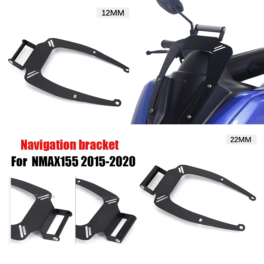 

NEW Motorcycle Parts Navigation Bracket Holder GPS Phone Stand 2019 2018 2017 2016 For YAMAHA NMAX155 NMAX 155 125 2020-2015