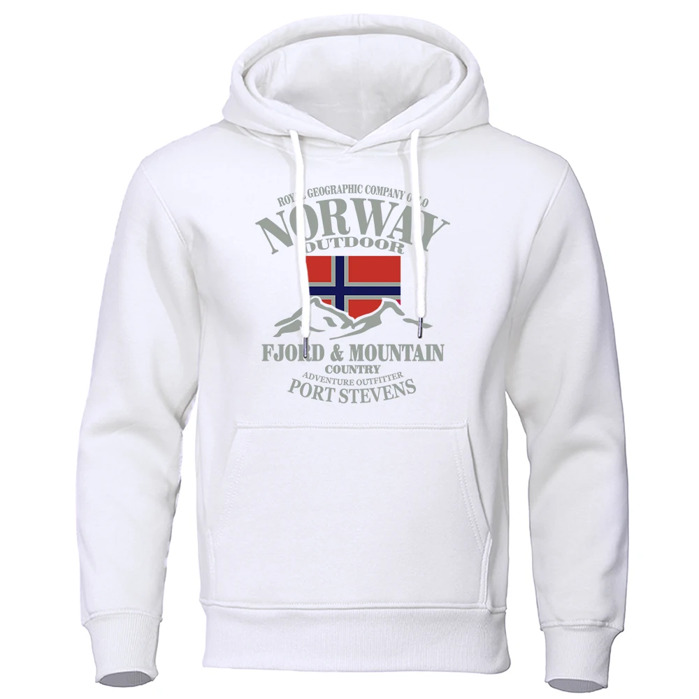 Norwegen FjordFashion Hohe Qualität Hoody Oversize Casual Berg Hoodies Für Männer Herbst Straße S-Xxl Hoodie Lose Kleidung Frauen