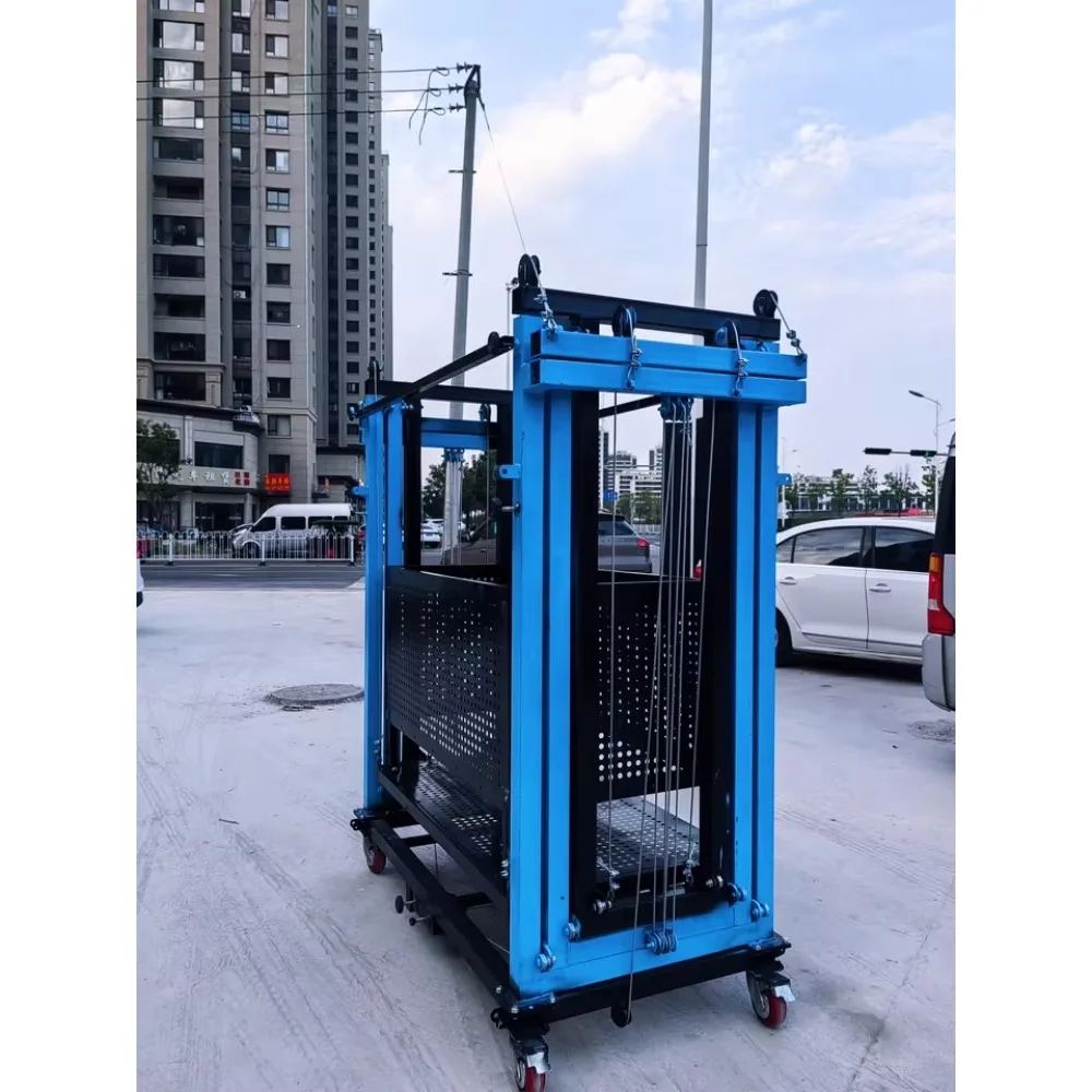 ترقية جديدة لعام 2025، سقالات كهربائية، جهاز تحكم عن بعد كهربائي، سقالات تلسكوبية، مصعد تسلق قابل للطي #3